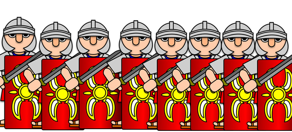Roman soldiers