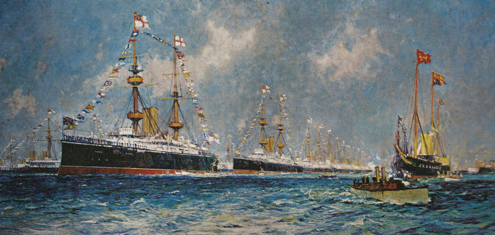 Fleet at Spithead in 1897