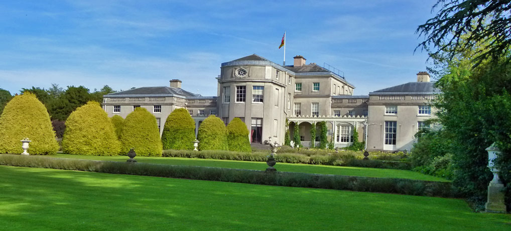 Shugborough Hall, Staffordshire (rear view)