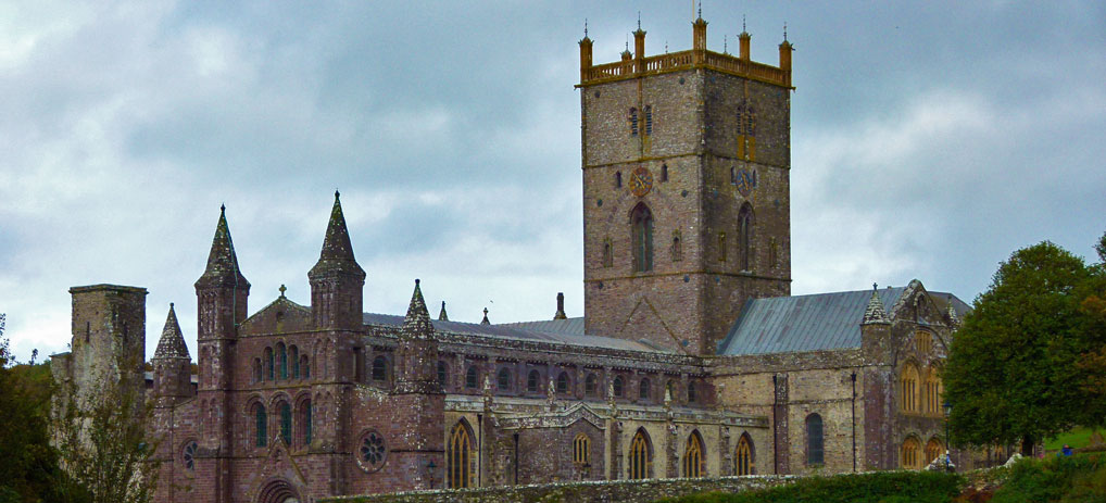 St Davids Cathedral - the largest cathedral in Wales in Britain's smallest city.