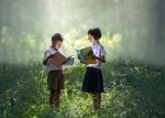 Children, reading