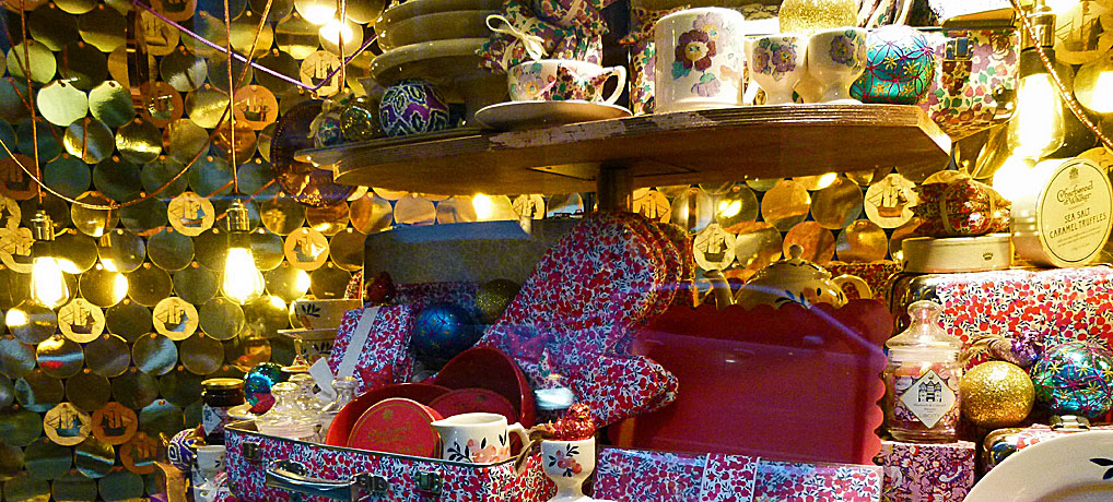 Liberty London, shop window, Christmas 2014