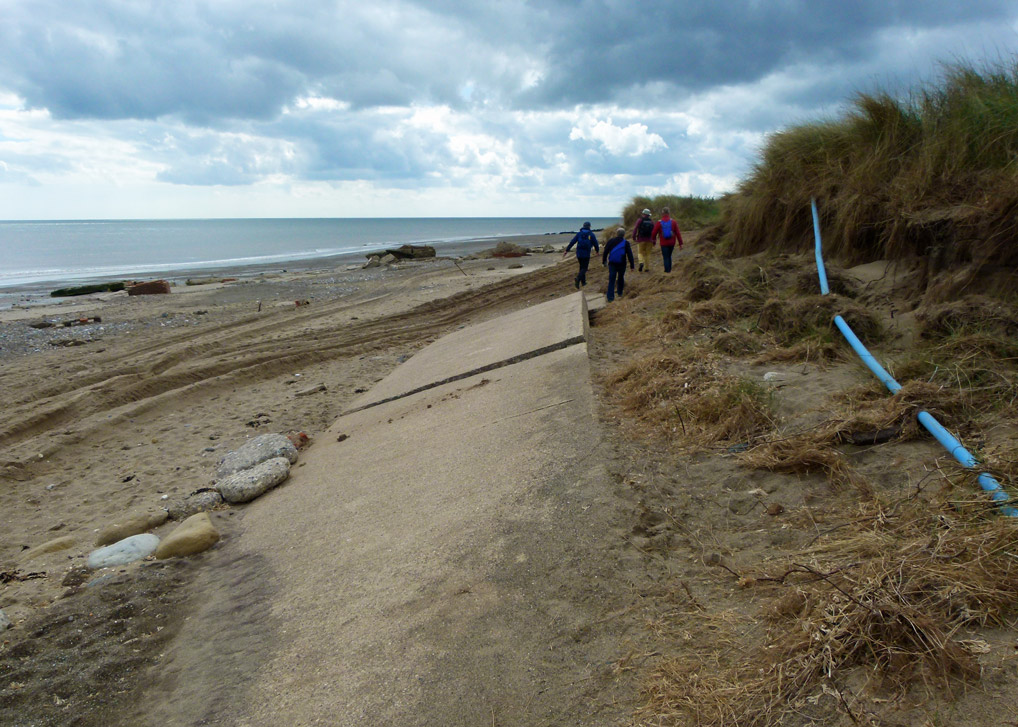 Wrecked road, Spurn Head