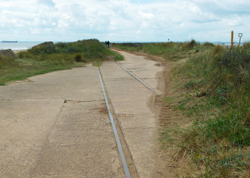 Railway on Spurn Head