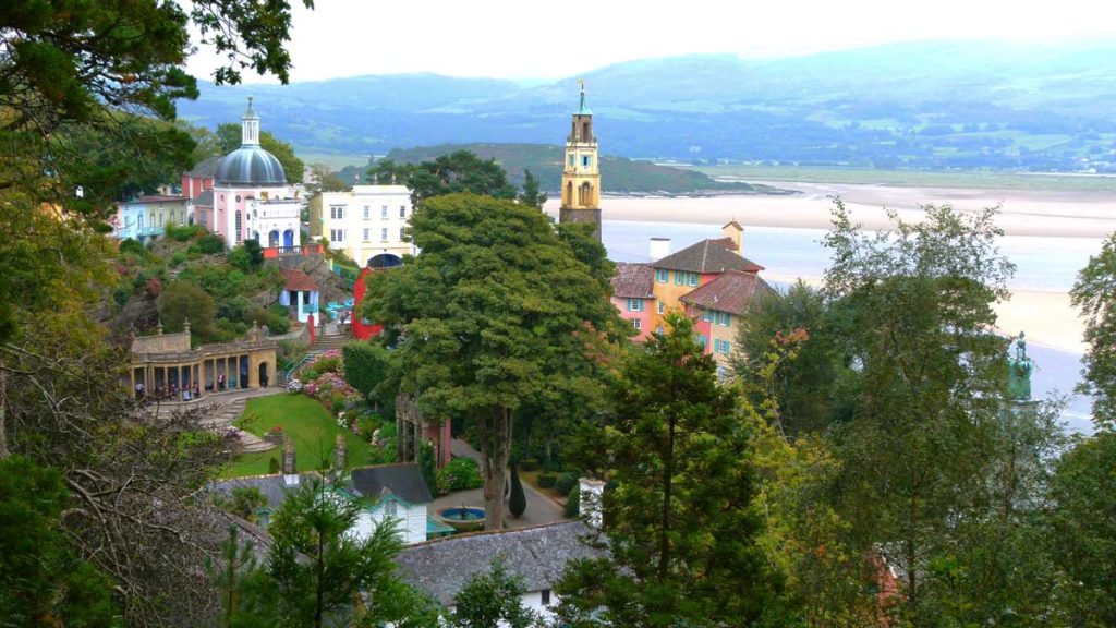 Portmeirion - Italian-style model village in North Wales