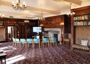 Borwick Hall, Library